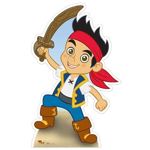 Figurine - Disney - Jake piraten - H 91 x L 57 cm - Flerfärgad - Inredning