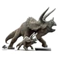 Miniatyrbild 1 av 3: Pappfigur - Jurassic World - Triceratops - 96 cm - Grå - Inredning
