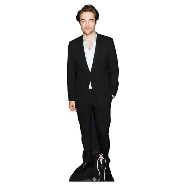 Robert Pattinson kartongfigur 185 cm Svart