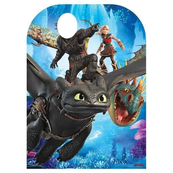 Figur - DreamWorks - Dragon 3 - Puss i stöveln Harold - Höjd 130 cm - Barninredning