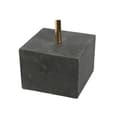 Miniatyrbillede 3 af 4: Dekorativ figur Home ESPRIT Sort Gylden Flodhest 33 x 21,5 x 45 cm