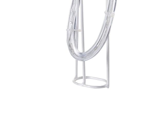 LED-koriste valkoinen 53 cm rauta muovi LED-valot liikkuva metsäkauris joulukoriste ulos sisälle perinteinen