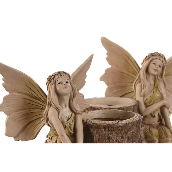 Dekorativ figur Home ESPRIT Brun Fe 18 x 10 x 15 cm (2 enheder)