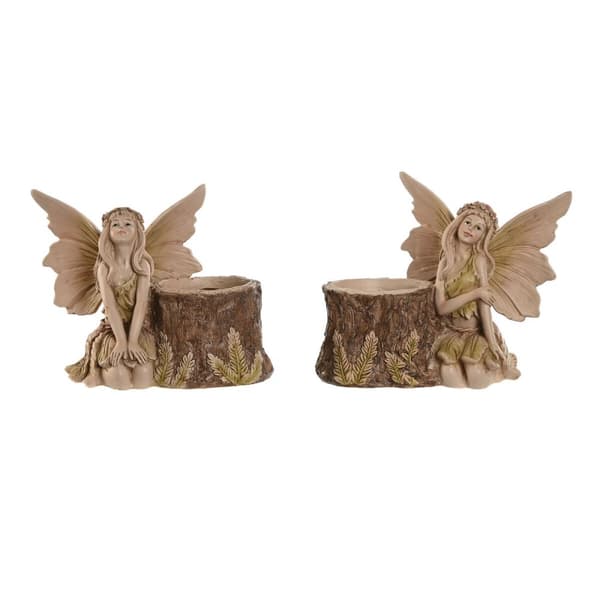 Dekorativ figur Home ESPRIT Brun Fe 18 x 10 x 15 cm (2 enheder)