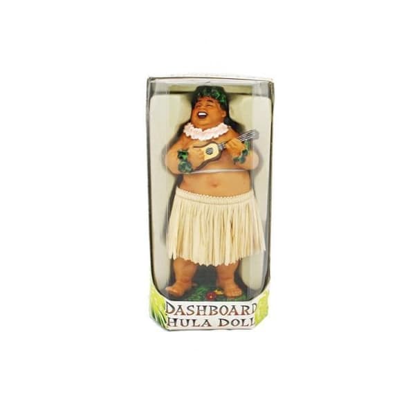 Hawaii Miniature Dash Hula Doll - Bradda Ed med stor ukulele