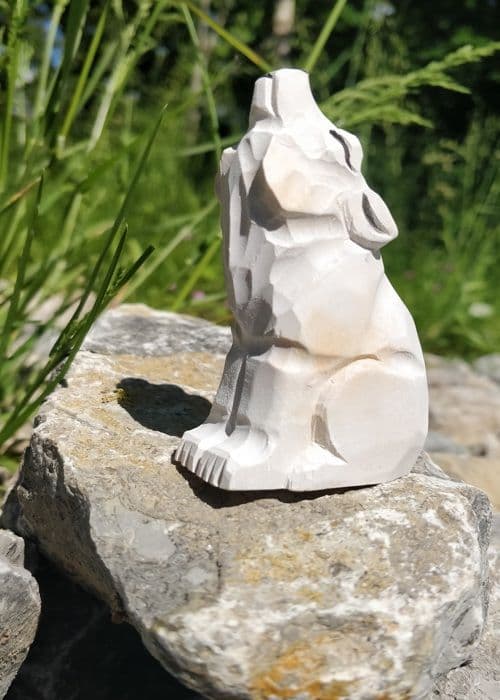 Wudimals - Arctic Wolf Figure - K-PLAY