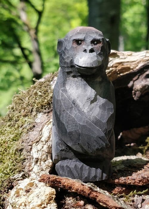 Wudimals - Gorillafigur av trä - K-PLAY