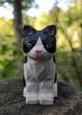 Miniatyrbild 4 av 5: Wudimals - Kattfigur - K-PLAY