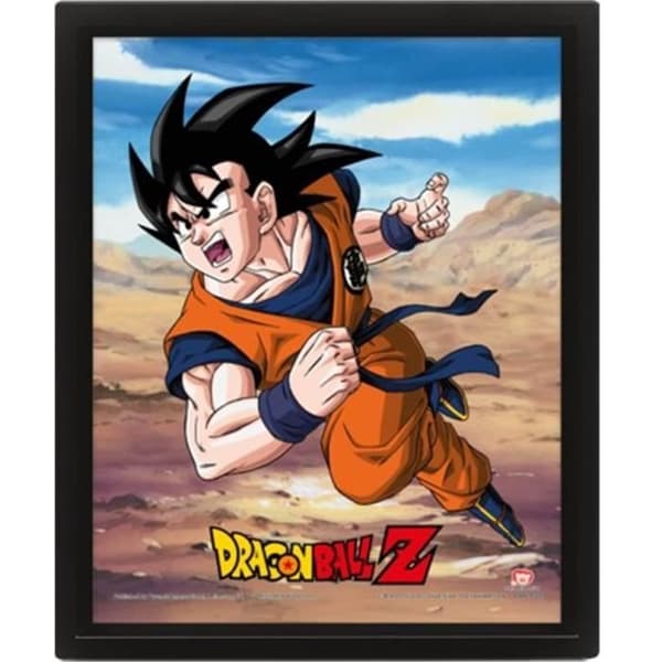 Dragon Ball Z rivalitet mellan makt 3D-ram.