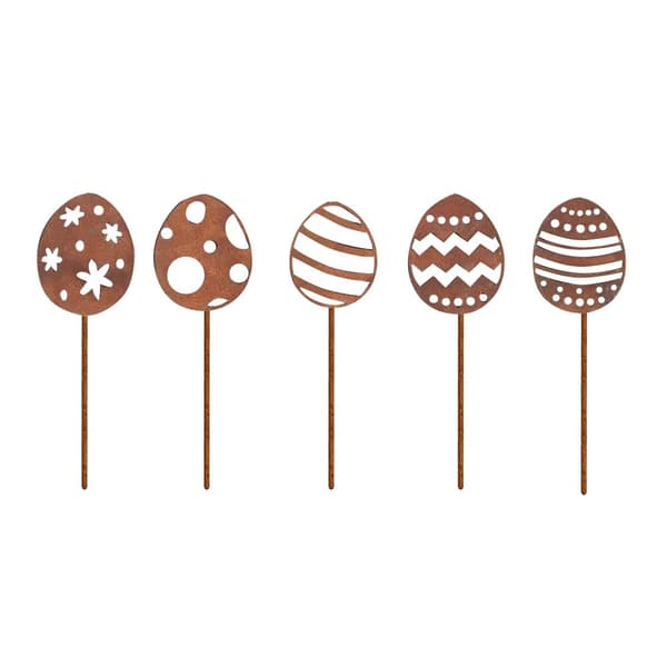 INF Hageplugg i ornamenter-5 påskeegg