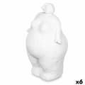 Miniatyrbillede 1 af 2: Dekorativ figur Hvid Dolomite 14 x 25 x 11 cm (6 enheder) Dame Stå