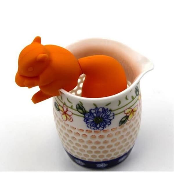 8sanone&amp;te Infuser 1st Squirrel Tea Silikon Filter Infuser Loose Leaf Sil Diffuser