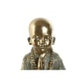 Miniatyrbild 2 av 3: Prydnadsfigur Home ESPRIT Gyllene Munk Orientalisk 17 x 13,6 x 21,8 cm