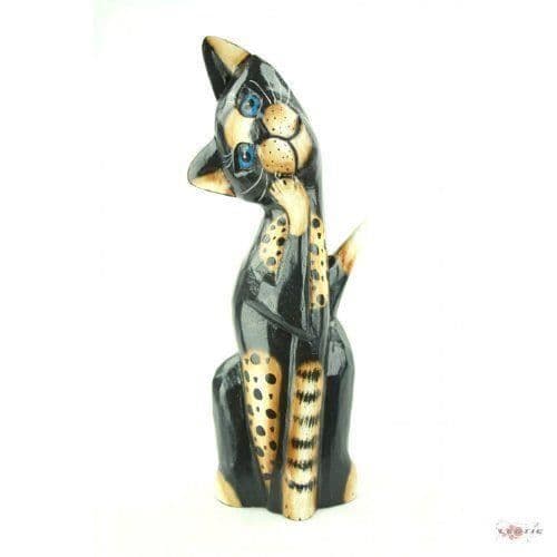 Leotie Mode-Livsstil Woody Wood Cat Model Wooden Cat Scratcher - 30 cm - Cat Cat Cat - 18-3-AS