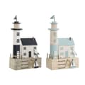 Miniatyrbillede 1 af 4: Dekorativ figur Home ESPRIT Blå Marineblå 17 x 8,5 x 30 cm (2 enheder)