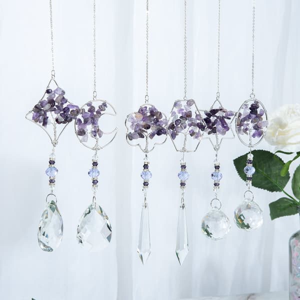 INF Krystal Ornament Krystal hængende dekorationer 6-delt crystal