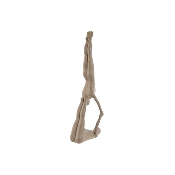 Dekorativ figur Home ESPRIT Beige Yoga 29,5 x 8 x 28 cm