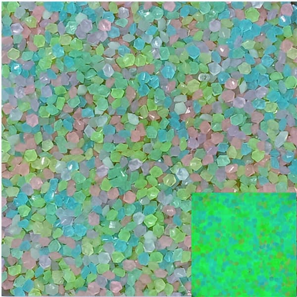 INF Små Glow Stones Sandpartikler, 5000-stykke 125g pr. pose