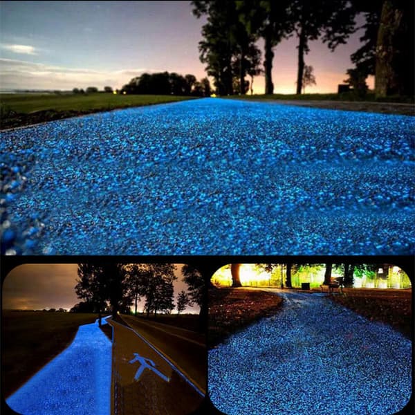 INF Små Glow Stones Sandpartiklar, 5000-bitar 125g per påse