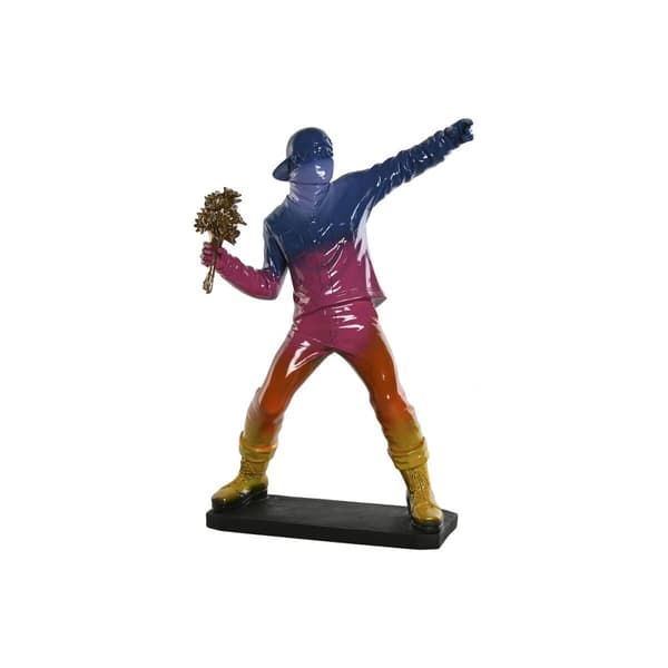 Prydnadsfigur Home ESPRIT Multicolour 25 x 16 x 40 cm