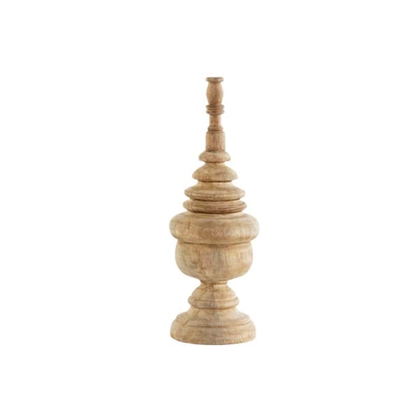 Prydnadsfigur DKD Home Decor Brun 12 x 12 x 34 cm