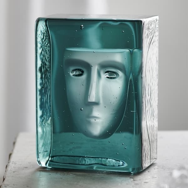Block Azur Frost, Petrol Blue - Kosta Boda