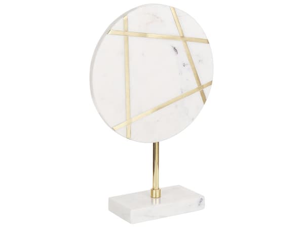 Dekoration Vit Marmor Minimalistisk Boho Heminredning Skulptur Prydnad
