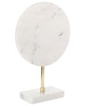 Miniatyrbild 5 av 7: Dekoration Vit Marmor Minimalistisk Boho Heminredning Skulptur Prydnad