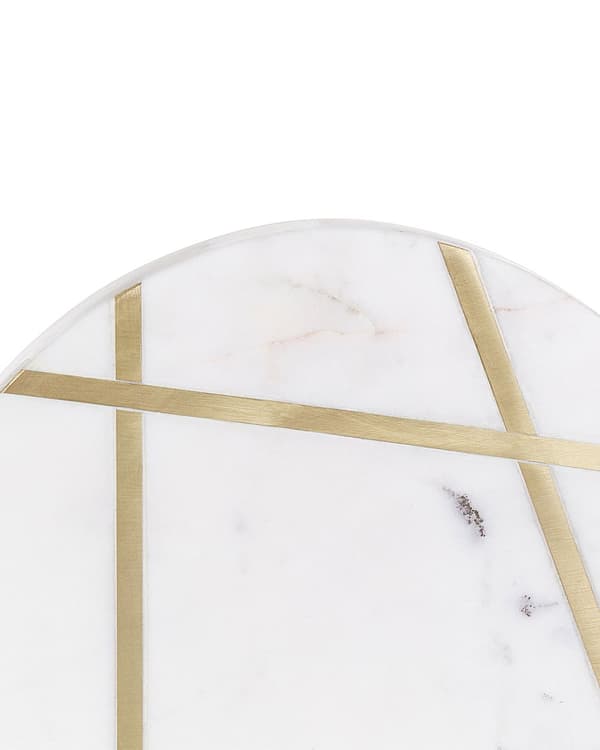 Dekoration Vit Marmor Minimalistisk Boho Heminredning Skulptur Prydnad