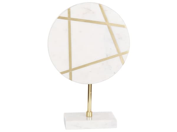 Dekoration Vit Marmor Minimalistisk Boho Heminredning Skulptur Prydnad