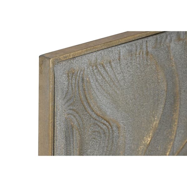 Väggdekoration Home ESPRIT Gyllene Modern 67,5 x 2,5 x 97 cm (2 antal)