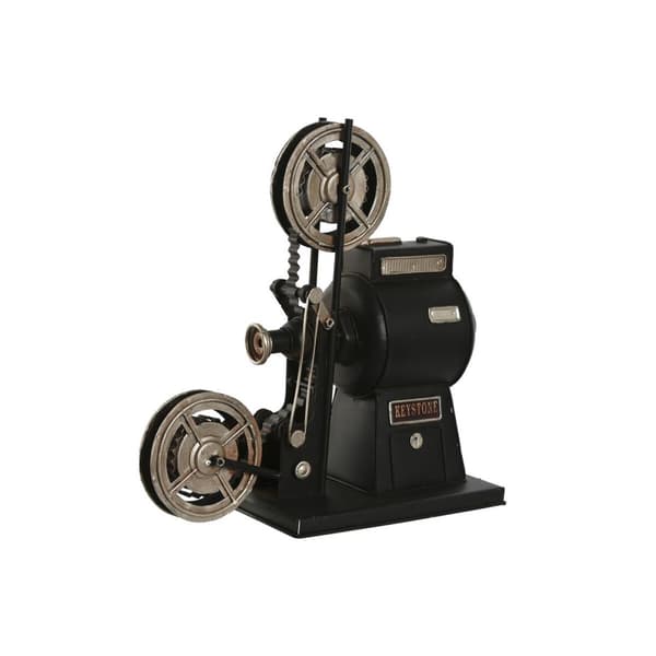 Prydnadsfigur Home ESPRIT Svart Silvrig Vintage Klassisk bio 23,5 x 11 x 24,5 cm