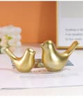 Miniatyrbilde 3 av 4: INF Golden Bird Resin Crafts Animal Myk Dekorasjon Resin Ornamenter  M
