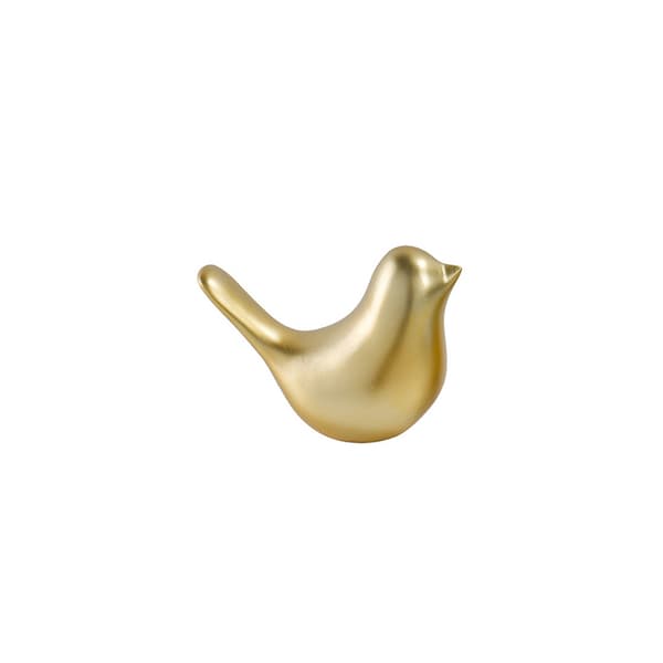 INF Golden Bird Resin Crafts Animal Myk Dekorasjon Resin Ornamenter  M