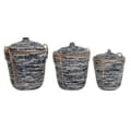 Miniatyrbild 1 av 4: Korg - set DKD Home Decor Rattan Boho (51 x 51 x 65 cm)