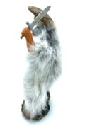 Miniatyrbild 2 av 3: Viking krigare handmålad figur kort svärd och sköld