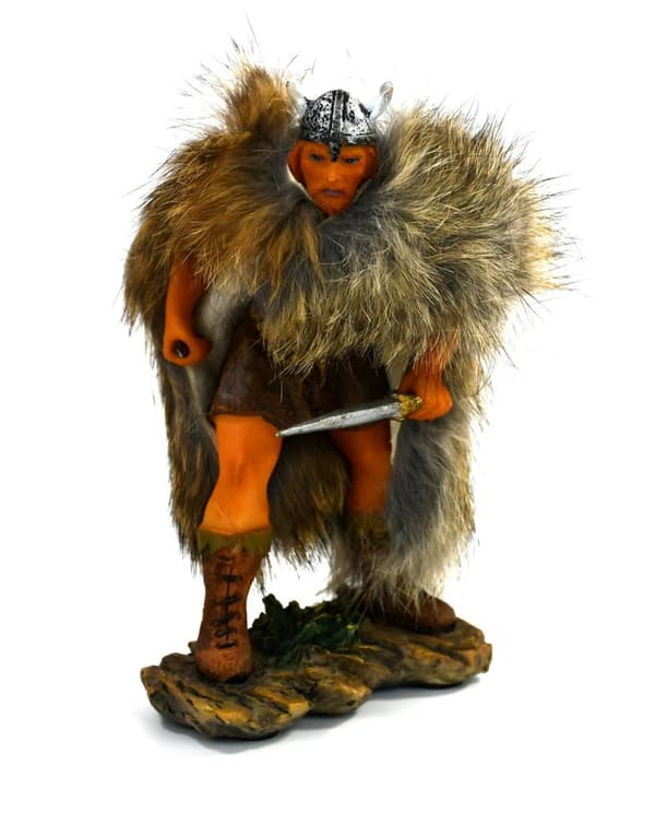 Viking warrior hand painted figure