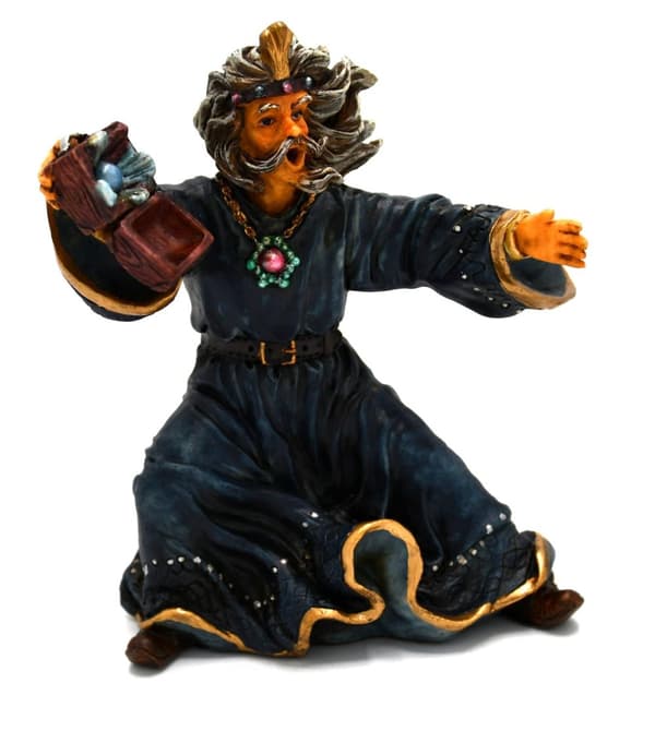 Wizard with box