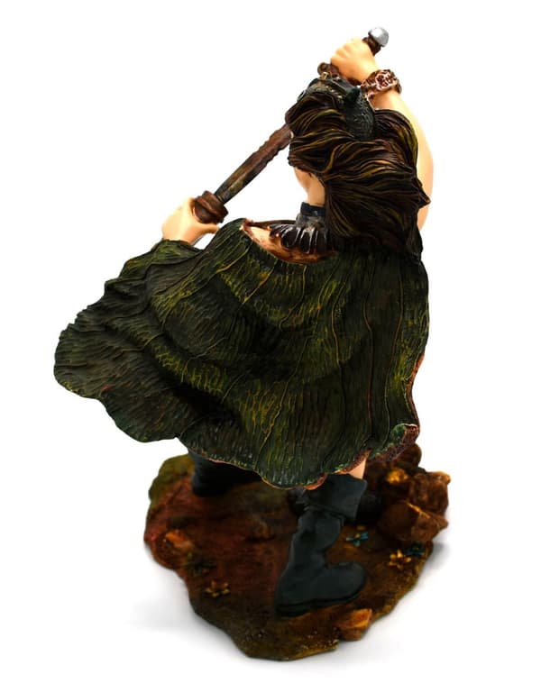 Female warrior with snake