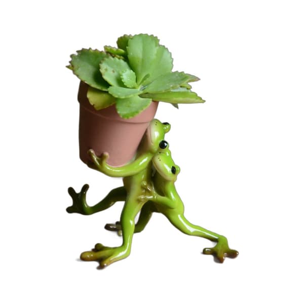 INF Harpiks froskefigur ornament