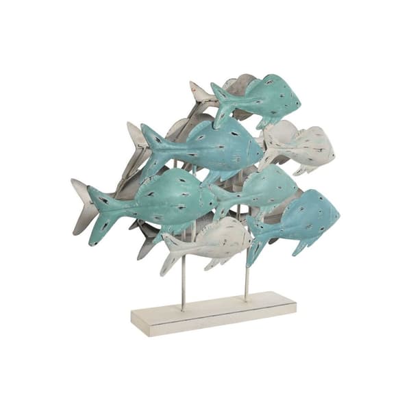 Dekorativ figur Home ESPRIT Middelhavet Fisk 60 x 15 x 53 cm
