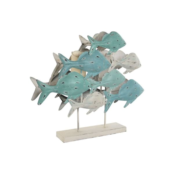 Dekorativ figur Home ESPRIT Middelhavet Fisk 60 x 15 x 53 cm