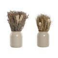Miniatyrbillede 1 af 3: Dekorativ plante Home ESPRIT Blomst 13 x 13 x 25 cm (2 enheder) (12 enheder)