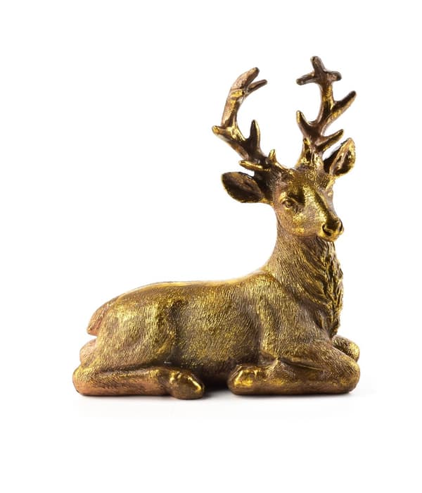SANTA LILA Figur h18x15x7cm guld