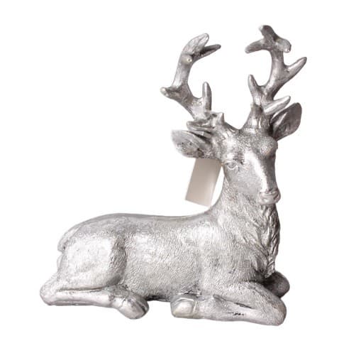 SANTA LILA Figuuri h18x15x7cm hopea