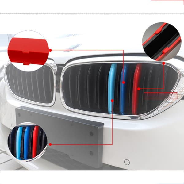 INF Grill Trim Clips för BMW X4 (2019-present) - 7 lameller