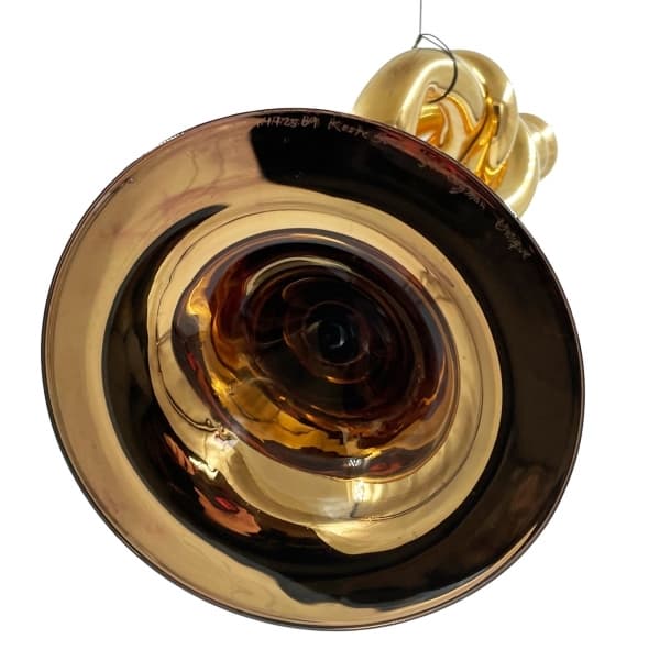 Armstrong Blues Glass Trumpet Knot, Unique - Kosta Boda