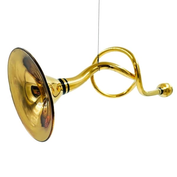 Armstrong Blues Glass Trumpet Hoop, Unique - Kosta Boda