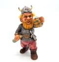 Miniatyrbild 1 av 3: Vikingfigur med Ölmugg och Vinflaska
