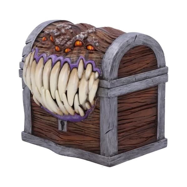 Mimic Dice Box 11,3 cm - Nemesis Now - Dungeon & Dragons - Flerfärgad - Grå